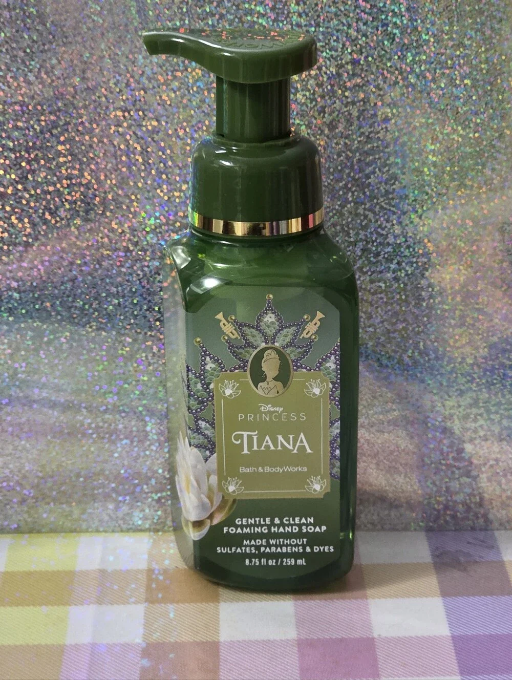 Bath & Body Works Disney Princess Tiana Gentle & Clean Foaming Hand Soap 8oz NEW